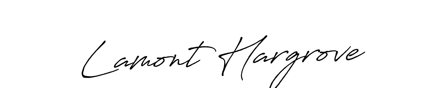 How to make Lamont Hargrove signature? Antro_Vectra_Bolder is a professional autograph style. Create handwritten signature for Lamont Hargrove name. Lamont Hargrove signature style 7 images and pictures png