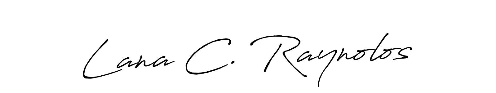 Once you've used our free online signature maker to create your best signature Antro_Vectra_Bolder style, it's time to enjoy all of the benefits that Lana C. Raynolos name signing documents. Lana C. Raynolos signature style 7 images and pictures png