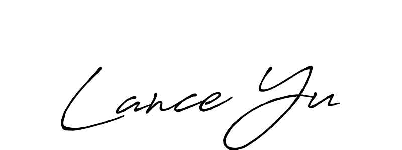 Make a short Lance Yu signature style. Manage your documents anywhere anytime using Antro_Vectra_Bolder. Create and add eSignatures, submit forms, share and send files easily. Lance Yu signature style 7 images and pictures png