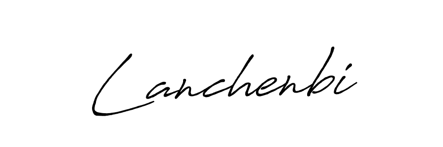 How to Draw Lanchenbi signature style? Antro_Vectra_Bolder is a latest design signature styles for name Lanchenbi. Lanchenbi signature style 7 images and pictures png