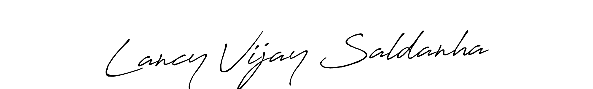 How to Draw Lancy Vijay Saldanha signature style? Antro_Vectra_Bolder is a latest design signature styles for name Lancy Vijay Saldanha. Lancy Vijay Saldanha signature style 7 images and pictures png