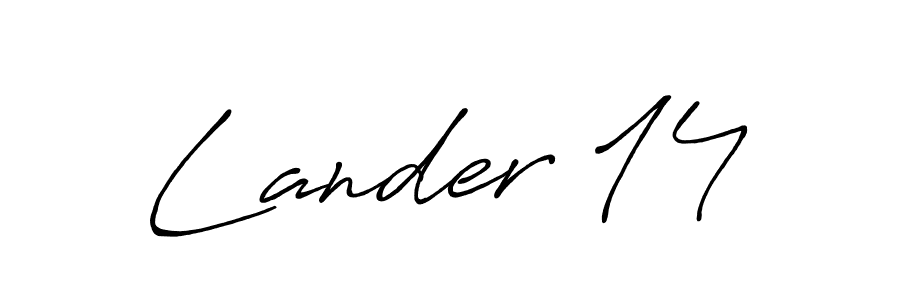 Also You can easily find your signature by using the search form. We will create Lander 14 name handwritten signature images for you free of cost using Antro_Vectra_Bolder sign style. Lander 14 signature style 7 images and pictures png