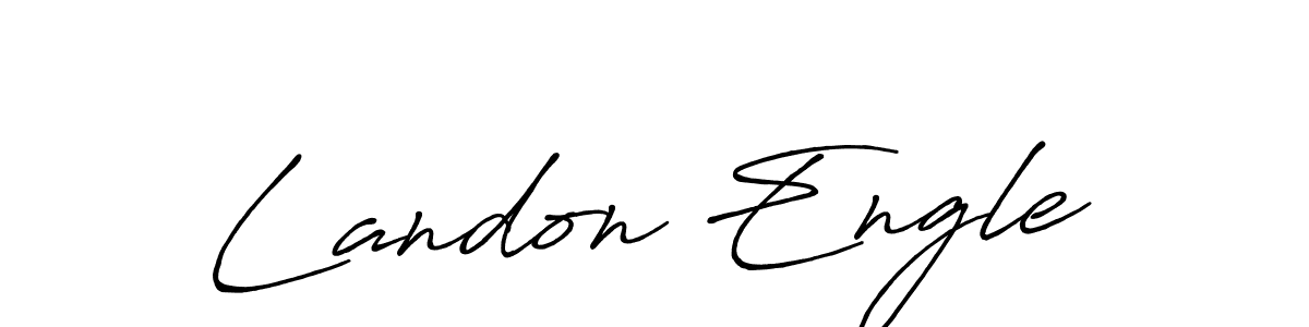 You should practise on your own different ways (Antro_Vectra_Bolder) to write your name (Landon Engle) in signature. don't let someone else do it for you. Landon Engle signature style 7 images and pictures png