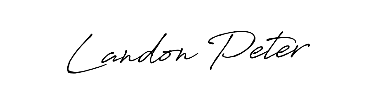 This is the best signature style for the Landon Peter name. Also you like these signature font (Antro_Vectra_Bolder). Mix name signature. Landon Peter signature style 7 images and pictures png