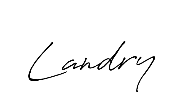 How to make Landry name signature. Use Antro_Vectra_Bolder style for creating short signs online. This is the latest handwritten sign. Landry signature style 7 images and pictures png