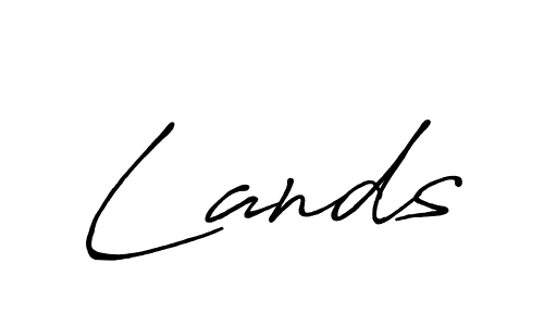Make a beautiful signature design for name Lands. Use this online signature maker to create a handwritten signature for free. Lands signature style 7 images and pictures png