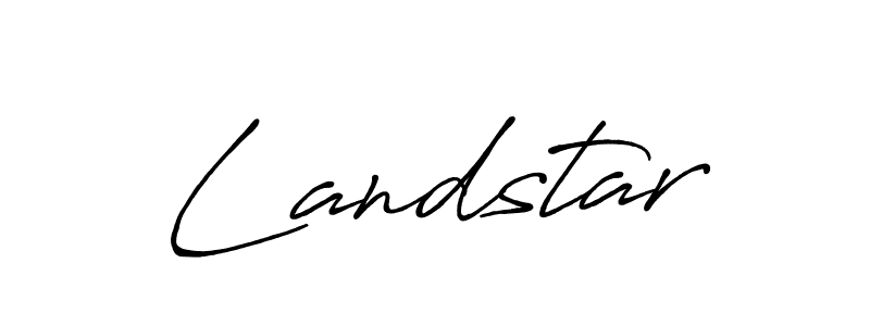 Create a beautiful signature design for name Landstar. With this signature (Antro_Vectra_Bolder) fonts, you can make a handwritten signature for free. Landstar signature style 7 images and pictures png