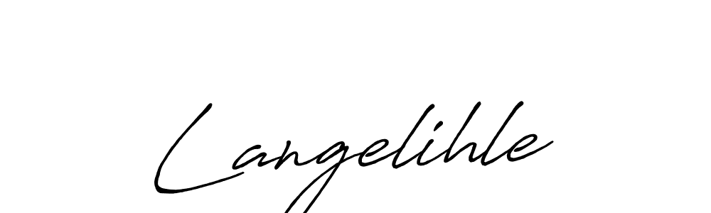 How to Draw Langelihle signature style? Antro_Vectra_Bolder is a latest design signature styles for name Langelihle. Langelihle signature style 7 images and pictures png