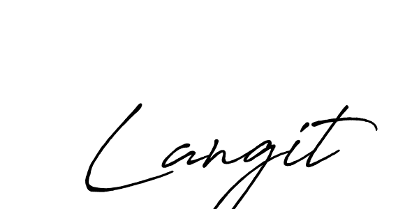 Once you've used our free online signature maker to create your best signature Antro_Vectra_Bolder style, it's time to enjoy all of the benefits that Langit name signing documents. Langit signature style 7 images and pictures png
