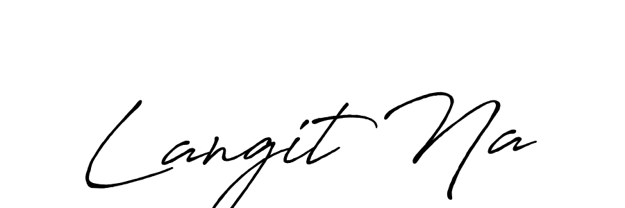 Make a short Langit Na signature style. Manage your documents anywhere anytime using Antro_Vectra_Bolder. Create and add eSignatures, submit forms, share and send files easily. Langit Na signature style 7 images and pictures png