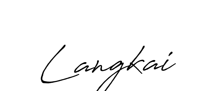 Here are the top 10 professional signature styles for the name Langkai. These are the best autograph styles you can use for your name. Langkai signature style 7 images and pictures png
