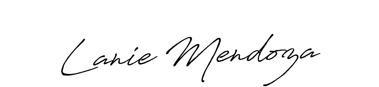 Once you've used our free online signature maker to create your best signature Antro_Vectra_Bolder style, it's time to enjoy all of the benefits that Lanie Mendoza name signing documents. Lanie Mendoza signature style 7 images and pictures png