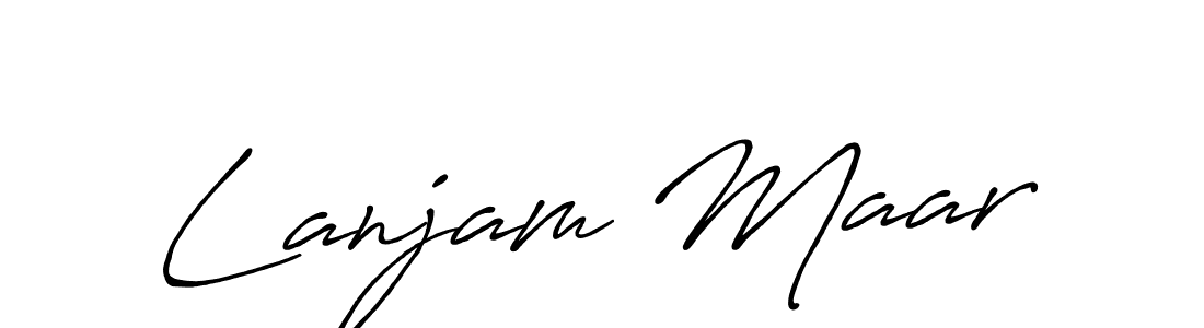 Make a beautiful signature design for name Lanjam Maar. Use this online signature maker to create a handwritten signature for free. Lanjam Maar signature style 7 images and pictures png