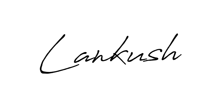 Lankush stylish signature style. Best Handwritten Sign (Antro_Vectra_Bolder) for my name. Handwritten Signature Collection Ideas for my name Lankush. Lankush signature style 7 images and pictures png