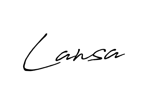 It looks lik you need a new signature style for name Lansa. Design unique handwritten (Antro_Vectra_Bolder) signature with our free signature maker in just a few clicks. Lansa signature style 7 images and pictures png
