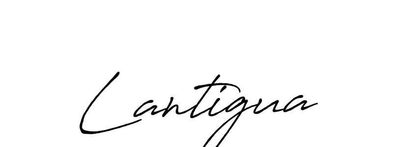 Also You can easily find your signature by using the search form. We will create Lantigua name handwritten signature images for you free of cost using Antro_Vectra_Bolder sign style. Lantigua signature style 7 images and pictures png