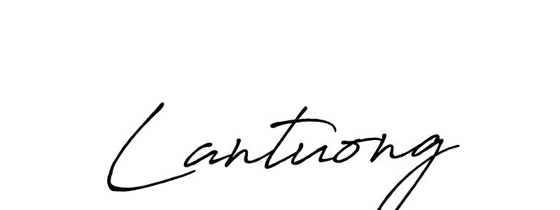 You should practise on your own different ways (Antro_Vectra_Bolder) to write your name (Lantuong) in signature. don't let someone else do it for you. Lantuong signature style 7 images and pictures png