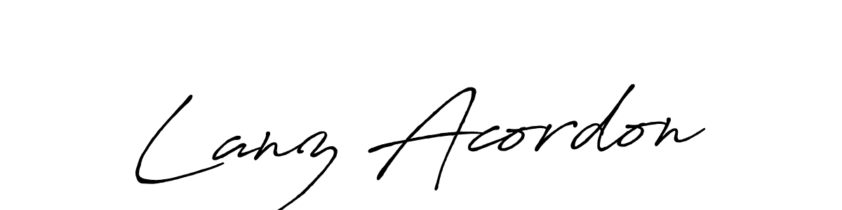 Here are the top 10 professional signature styles for the name Lanz Acordon. These are the best autograph styles you can use for your name. Lanz Acordon signature style 7 images and pictures png