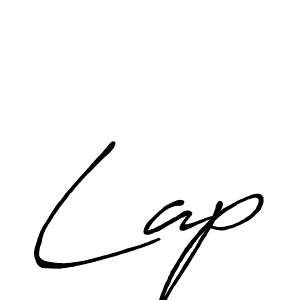 Use a signature maker to create a handwritten signature online. With this signature software, you can design (Antro_Vectra_Bolder) your own signature for name Lap. Lap signature style 7 images and pictures png