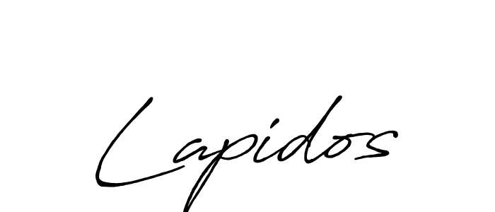 Once you've used our free online signature maker to create your best signature Antro_Vectra_Bolder style, it's time to enjoy all of the benefits that Lapidos name signing documents. Lapidos signature style 7 images and pictures png