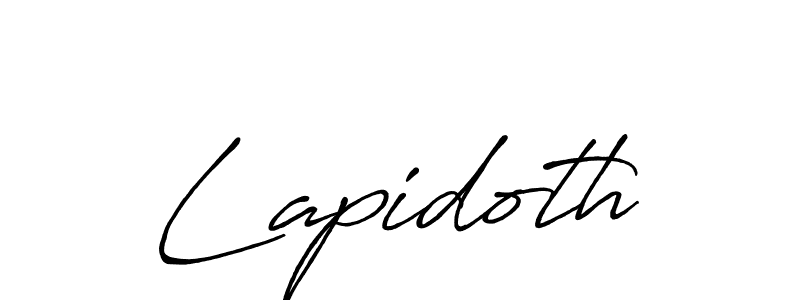 Make a beautiful signature design for name Lapidoth. With this signature (Antro_Vectra_Bolder) style, you can create a handwritten signature for free. Lapidoth signature style 7 images and pictures png