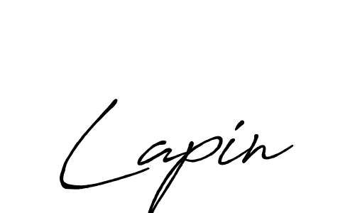 Design your own signature with our free online signature maker. With this signature software, you can create a handwritten (Antro_Vectra_Bolder) signature for name Lapin. Lapin signature style 7 images and pictures png