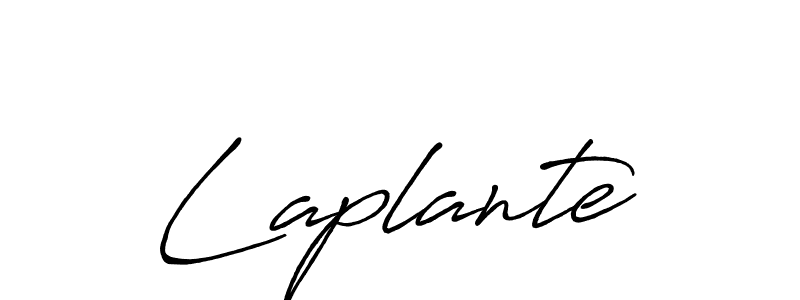 Design your own signature with our free online signature maker. With this signature software, you can create a handwritten (Antro_Vectra_Bolder) signature for name Laplante. Laplante signature style 7 images and pictures png