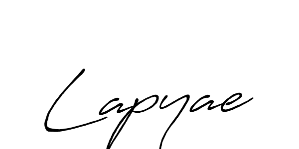 Also You can easily find your signature by using the search form. We will create Lapyae name handwritten signature images for you free of cost using Antro_Vectra_Bolder sign style. Lapyae signature style 7 images and pictures png