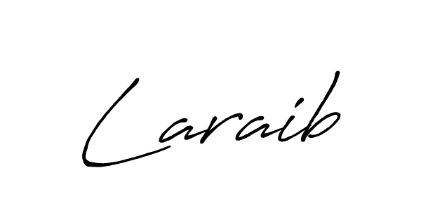 Also we have Laraib name is the best signature style. Create professional handwritten signature collection using Antro_Vectra_Bolder autograph style. Laraib signature style 7 images and pictures png