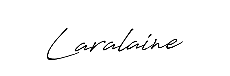 The best way (Antro_Vectra_Bolder) to make a short signature is to pick only two or three words in your name. The name Laralaine include a total of six letters. For converting this name. Laralaine signature style 7 images and pictures png