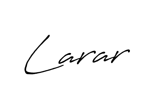 Also we have Larar name is the best signature style. Create professional handwritten signature collection using Antro_Vectra_Bolder autograph style. Larar signature style 7 images and pictures png