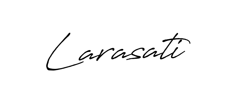 Make a short Larasati signature style. Manage your documents anywhere anytime using Antro_Vectra_Bolder. Create and add eSignatures, submit forms, share and send files easily. Larasati signature style 7 images and pictures png