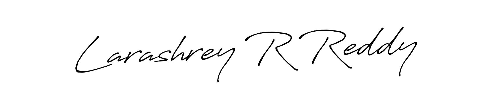 Make a beautiful signature design for name Larashrey R Reddy. Use this online signature maker to create a handwritten signature for free. Larashrey R Reddy signature style 7 images and pictures png