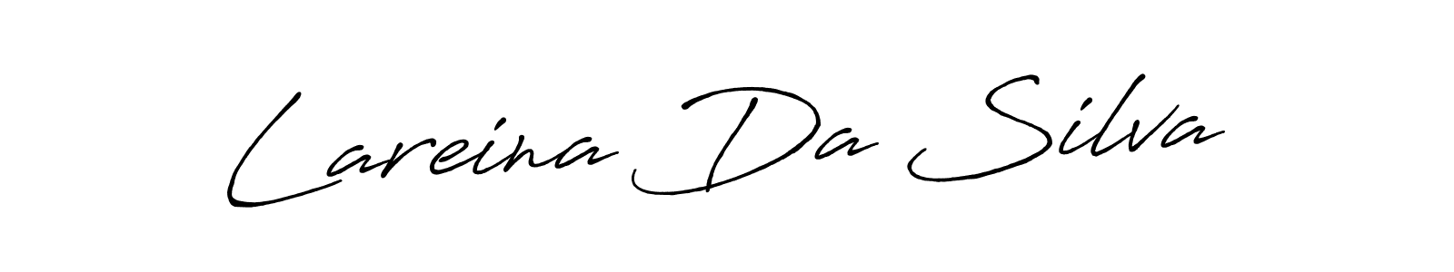 The best way (Antro_Vectra_Bolder) to make a short signature is to pick only two or three words in your name. The name Lareina Da Silva include a total of six letters. For converting this name. Lareina Da Silva signature style 7 images and pictures png