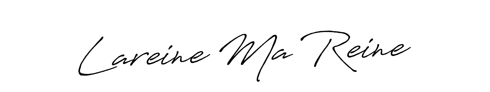 if you are searching for the best signature style for your name Lareine Ma Reine. so please give up your signature search. here we have designed multiple signature styles  using Antro_Vectra_Bolder. Lareine Ma Reine signature style 7 images and pictures png