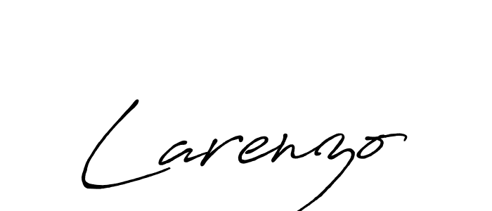 if you are searching for the best signature style for your name Larenzo. so please give up your signature search. here we have designed multiple signature styles  using Antro_Vectra_Bolder. Larenzo signature style 7 images and pictures png