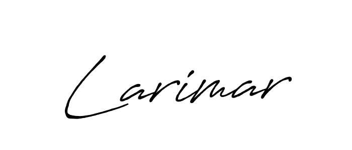The best way (Antro_Vectra_Bolder) to make a short signature is to pick only two or three words in your name. The name Larimar include a total of six letters. For converting this name. Larimar signature style 7 images and pictures png