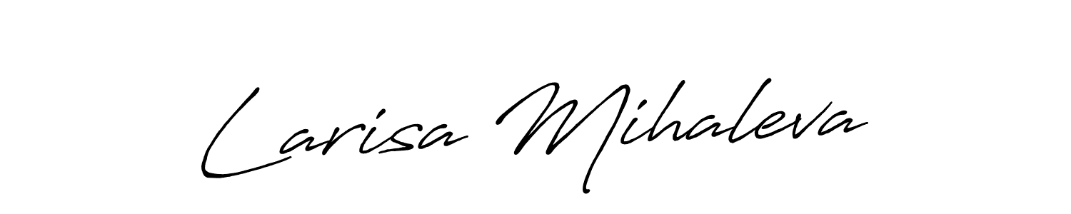 Once you've used our free online signature maker to create your best signature Antro_Vectra_Bolder style, it's time to enjoy all of the benefits that Larisa Mihaleva name signing documents. Larisa Mihaleva signature style 7 images and pictures png