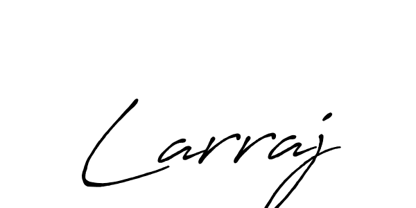 Antro_Vectra_Bolder is a professional signature style that is perfect for those who want to add a touch of class to their signature. It is also a great choice for those who want to make their signature more unique. Get Larraj name to fancy signature for free. Larraj signature style 7 images and pictures png