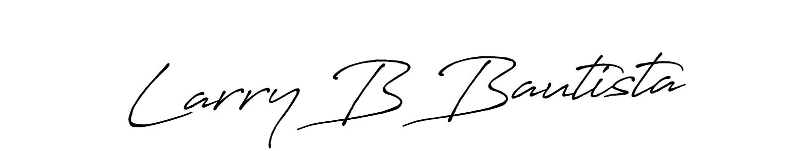 Also we have Larry B Bautista name is the best signature style. Create professional handwritten signature collection using Antro_Vectra_Bolder autograph style. Larry B Bautista signature style 7 images and pictures png