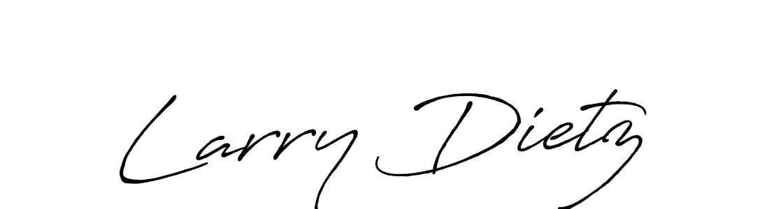 Use a signature maker to create a handwritten signature online. With this signature software, you can design (Antro_Vectra_Bolder) your own signature for name Larry Dietz. Larry Dietz signature style 7 images and pictures png