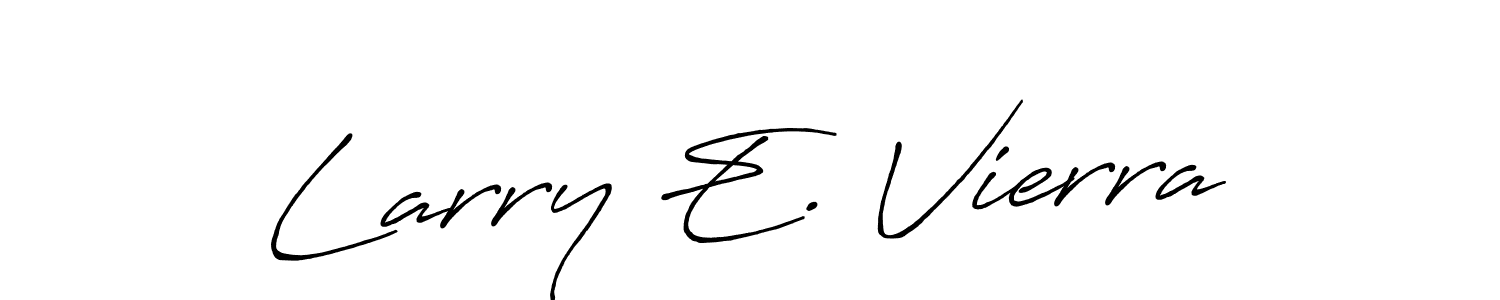 This is the best signature style for the Larry E. Vierra name. Also you like these signature font (Antro_Vectra_Bolder). Mix name signature. Larry E. Vierra signature style 7 images and pictures png