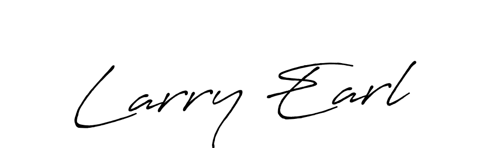 Create a beautiful signature design for name Larry Earl. With this signature (Antro_Vectra_Bolder) fonts, you can make a handwritten signature for free. Larry Earl signature style 7 images and pictures png
