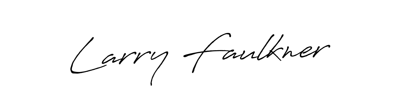 Also You can easily find your signature by using the search form. We will create Larry Faulkner name handwritten signature images for you free of cost using Antro_Vectra_Bolder sign style. Larry Faulkner signature style 7 images and pictures png