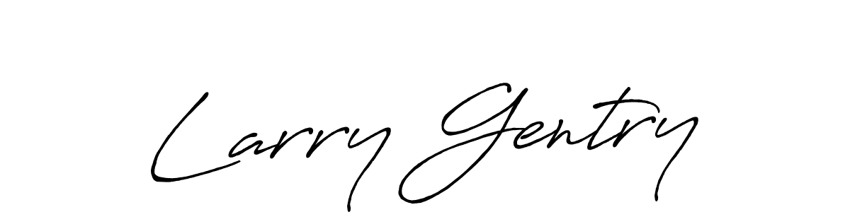 Once you've used our free online signature maker to create your best signature Antro_Vectra_Bolder style, it's time to enjoy all of the benefits that Larry Gentry name signing documents. Larry Gentry signature style 7 images and pictures png