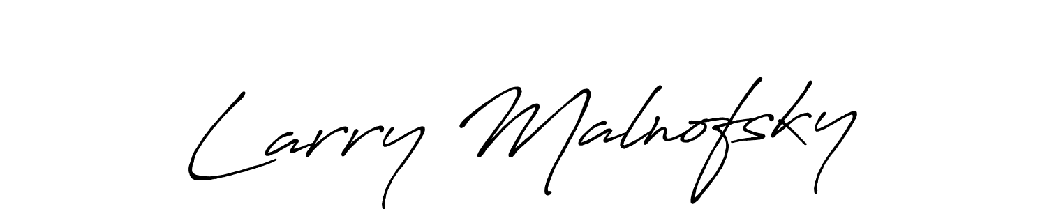 Similarly Antro_Vectra_Bolder is the best handwritten signature design. Signature creator online .You can use it as an online autograph creator for name Larry Malnofsky. Larry Malnofsky signature style 7 images and pictures png