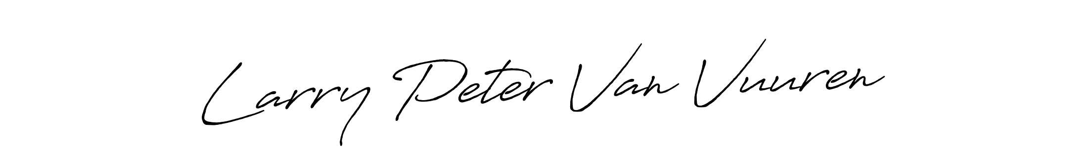 Also we have Larry Peter Van Vuuren name is the best signature style. Create professional handwritten signature collection using Antro_Vectra_Bolder autograph style. Larry Peter Van Vuuren signature style 7 images and pictures png