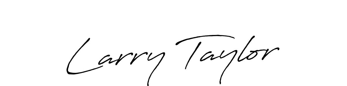 Also You can easily find your signature by using the search form. We will create Larry Taylor name handwritten signature images for you free of cost using Antro_Vectra_Bolder sign style. Larry Taylor signature style 7 images and pictures png