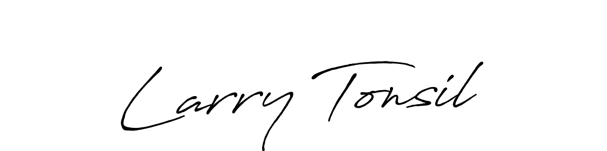 Once you've used our free online signature maker to create your best signature Antro_Vectra_Bolder style, it's time to enjoy all of the benefits that Larry Tonsil name signing documents. Larry Tonsil signature style 7 images and pictures png