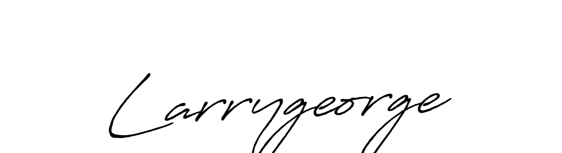 Design your own signature with our free online signature maker. With this signature software, you can create a handwritten (Antro_Vectra_Bolder) signature for name Larrygeorge. Larrygeorge signature style 7 images and pictures png